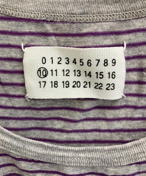 Martin Margiela 10（マルタン・マルジェラ 10）Martin Margiela 10 (マルタン・マルジェラ 10) タンクトップ パープル×グレー サイズ:46の古着・服飾アイテム