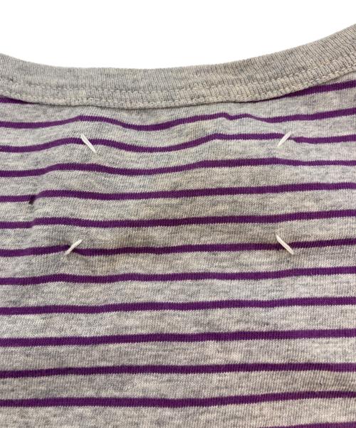 Martin Margiela 10（マルタン・マルジェラ 10）Martin Margiela 10 (マルタン・マルジェラ 10) タンクトップ パープル×グレー サイズ:46の古着・服飾アイテム