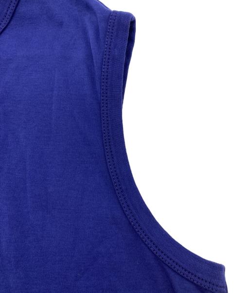 Martin Margiela 10（マルタン・マルジェラ 10）Martin Margiela 10 (マルタン・マルジェラ 10) タンクトップ ブルー サイズ:46の古着・服飾アイテム