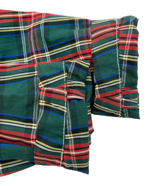 COMME des GARCONS HOMME PLUS（コムデギャルソンオムプリュス）COMME des GARCONS HOMME PLUS (コムデギャルソンオムプリュス) ダブルライダースジャケット レッド×グリーン サイズ:Sの古着・服飾アイテム