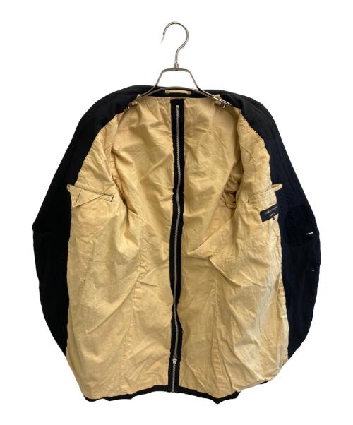 COMME des GARCONS HOMME PLUS（コムデギャルソンオムプリュス）COMME des GARCONS HOMME PLUS (コムデギャルソンオムプリュス) バックジップジャケット ブラック サイズ:XSの古着・服飾アイテム