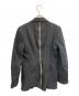 COMME des GARCONS HOMME PLUS (コムデギャルソンオムプリュス) バックジップジャケット ブラック サイズ:XS：26000円