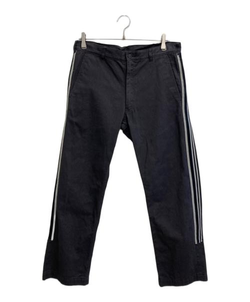 BLACK COMME des GARCONS（ブラックコムデギャルソン）BLACK COMME des GARCONS (ブラックコムデギャルソン) サイドラインパンツ ブラック サイズ:SIZE Lの古着・服飾アイテム