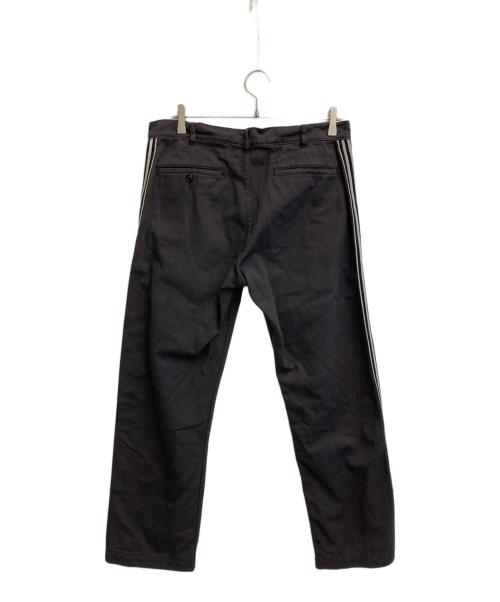 BLACK COMME des GARCONS（ブラックコムデギャルソン）BLACK COMME des GARCONS (ブラックコムデギャルソン) サイドラインパンツ ブラック サイズ:SIZE Lの古着・服飾アイテム