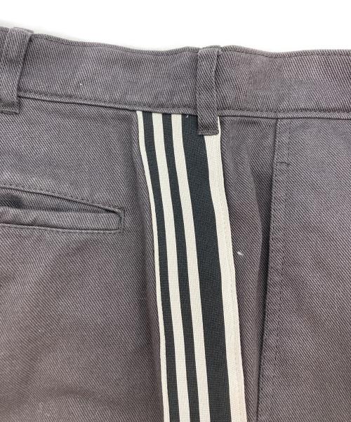 BLACK COMME des GARCONS（ブラックコムデギャルソン）BLACK COMME des GARCONS (ブラックコムデギャルソン) サイドラインパンツ ブラック サイズ:SIZE Lの古着・服飾アイテム