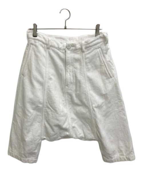 COMME des GARCONS HOMME PLUS（コムデギャルソンオムプリュス）COMME des GARCONS HOMME PLUS (コムデギャルソンオムプリュス) サルエルパンツ ホワイト サイズ:XSの古着・服飾アイテム