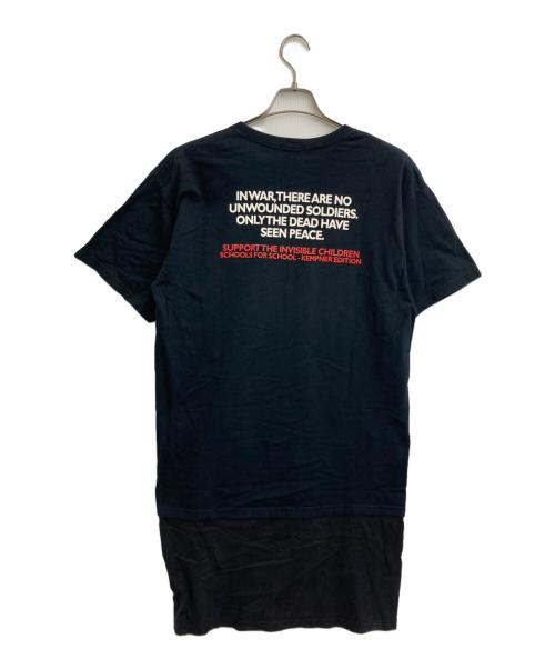 COMME des GARCONS HOMME PLUS（コムデギャルソンオムプリュス）COMME des GARCONS HOMME PLUS (コムデギャルソンオムプリュス) 再構築ロングTシャツ ブラック サイズ:ＦＲＥＥの古着・服飾アイテム