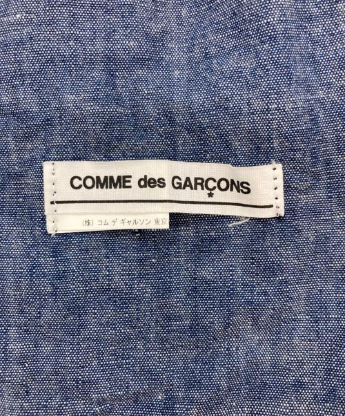 COMME des GARCONS（コムデギャルソン）COMME des GARCONS (コムデギャルソン) 大判ストール ブルーの古着・服飾アイテム