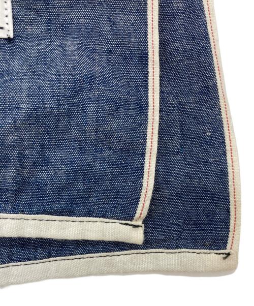 COMME des GARCONS（コムデギャルソン）COMME des GARCONS (コムデギャルソン) 大判ストール ブルーの古着・服飾アイテム