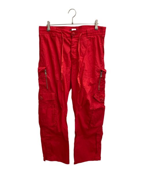 DOLCE & GABBANA（ドルチェ＆ガッバーナ）DOLCE & GABBANA (ドルチェ＆ガッバーナ) カーゴパンツ レッド サイズ:48の古着・服飾アイテム