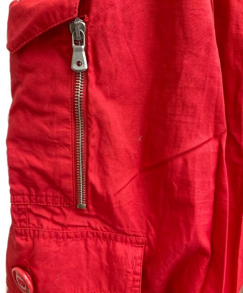 DOLCE & GABBANA（ドルチェ＆ガッバーナ）DOLCE & GABBANA (ドルチェ＆ガッバーナ) カーゴパンツ レッド サイズ:48の古着・服飾アイテム