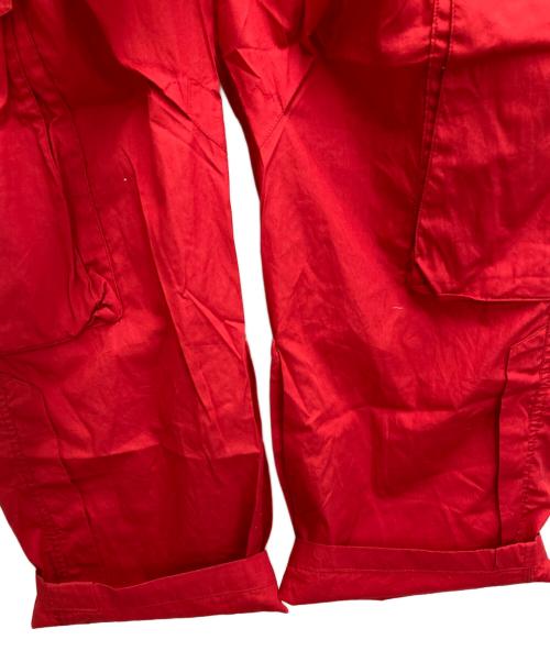 DOLCE & GABBANA（ドルチェ＆ガッバーナ）DOLCE & GABBANA (ドルチェ＆ガッバーナ) カーゴパンツ レッド サイズ:48の古着・服飾アイテム