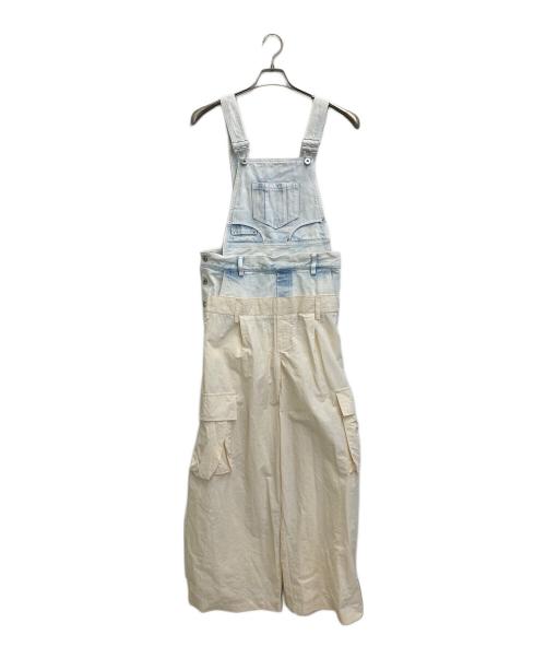 MAISON SPECIAL（メゾンスペシャル）MAISON SPECIAL (メゾンスペシャル) デニムサスペンダーカーゴパンツ スカイブルー サイズ:38の古着・服飾アイテム