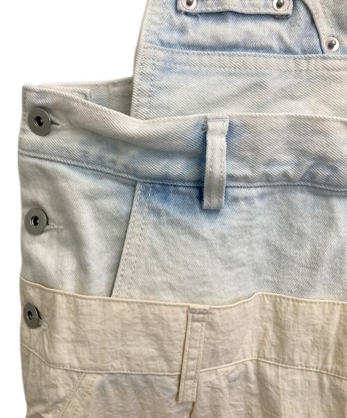 MAISON SPECIAL（メゾンスペシャル）MAISON SPECIAL (メゾンスペシャル) デニムサスペンダーカーゴパンツ スカイブルー サイズ:38の古着・服飾アイテム