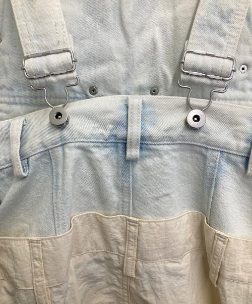 MAISON SPECIAL（メゾンスペシャル）MAISON SPECIAL (メゾンスペシャル) デニムサスペンダーカーゴパンツ スカイブルー サイズ:38の古着・服飾アイテム