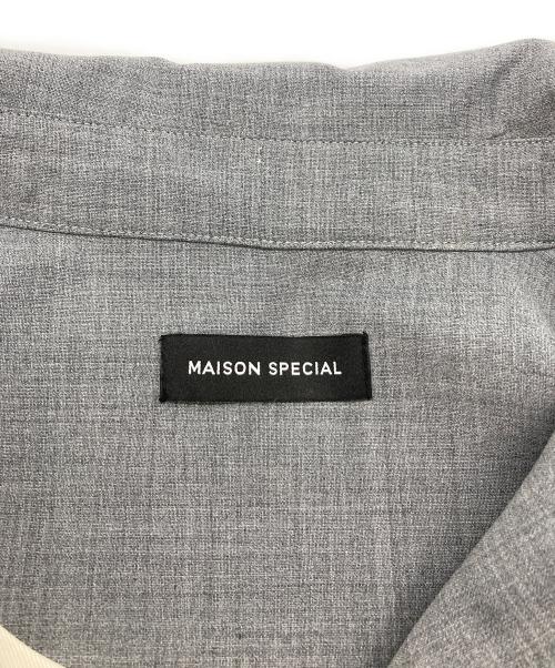 MAISON SPECIAL（メゾンスペシャル）MAISON SPECIAL (メゾンスペシャル) メタルショートブルゾン グレー サイズ:SIZE Freeの古着・服飾アイテム