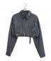 MAISON SPECIAL（メゾンスペシャル）の古着「メタルショートブルゾン」｜グレー