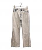 Ameriアメリ）の古着「SENSU DETAIL DENIM PANT」｜ホワイト