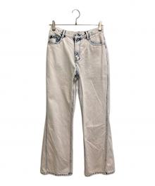 Ameri（アメリ）の古着「SENSU DETAIL DENIM PANT」｜ホワイト