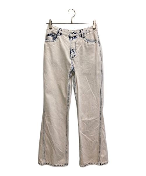 Ameri（アメリ）AMERI (アメリ) SENSU DETAIL DENIM PANT ホワイト サイズ:W25の古着・服飾アイテム