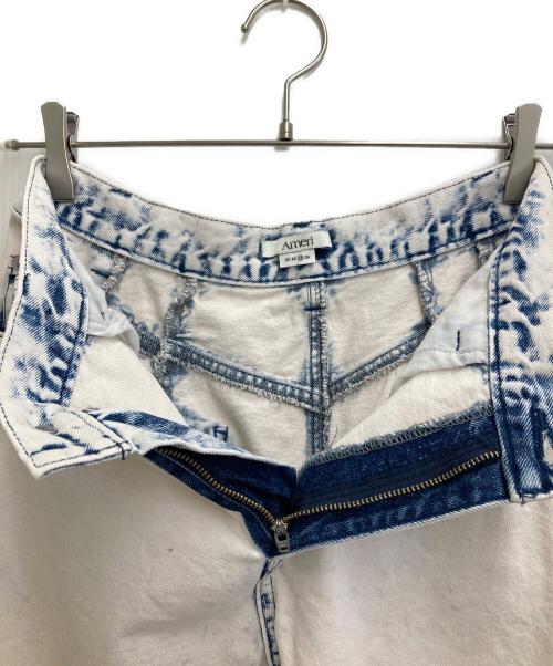 Ameri（アメリ）AMERI (アメリ) SENSU DETAIL DENIM PANT ホワイト サイズ:W25の古着・服飾アイテム