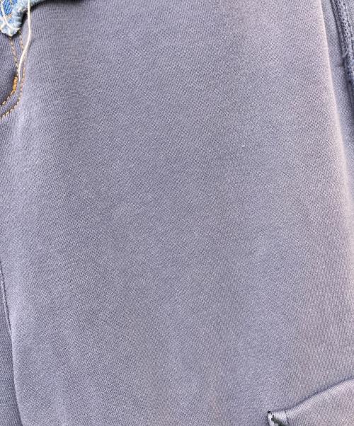 MAISON SPECIAL（メゾンスペシャル）MAISON SPECIAL (メゾンスペシャル) カットオフデニムレイヤードスウェットパンツ ネイビー サイズ:Mの古着・服飾アイテム