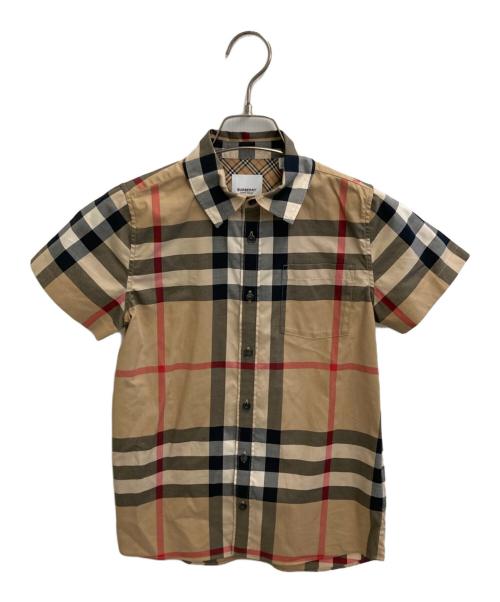 BURBERRY LONDON（バーバリーロンドン）BURBERRY LONDON (バーバリーロンドン) ヴィンテージノバチェックシャツ ブラウン サイズ:140cmの古着・服飾アイテム