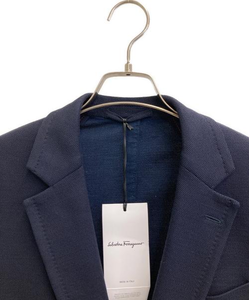 Salvatore Ferragamo（サルヴァトーレ フェラガモ）Salvatore Ferragamo (サルヴァトーレ フェラガモ) テーラードジャケット ネイビー サイズ:2 未使用品の古着・服飾アイテム