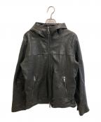 GIORGIO BRATOジョルジョブラッド）の古着「レザージャケット」｜ブラック