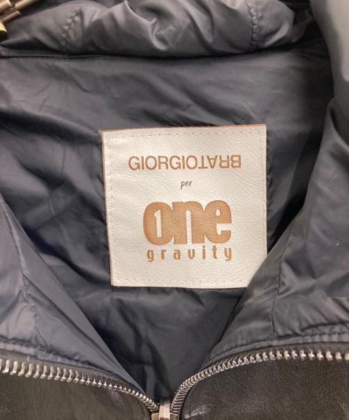 GIORGIO BRATO（ジョルジョブラッド）GIORGIO BRATO (ジョルジョブラッド) レザージャケット ブラック サイズ:48の古着・服飾アイテム