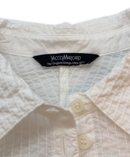 YACCO MARICARD（ヤッコマリカルド）YACCO MARICARD (ヤッコマリカルド) 半袖シャツ ホワイト サイズ:SIZE 2の古着・服飾アイテム