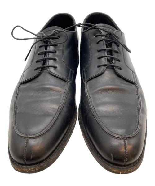 JOHNSTON&MURPHY（ジョンストン＆マーフィー）JOHNSTON&MURPHY (ジョンストン＆マーフィー) Uチップシューズ ブラック サイズ:8.5の古着・服飾アイテム