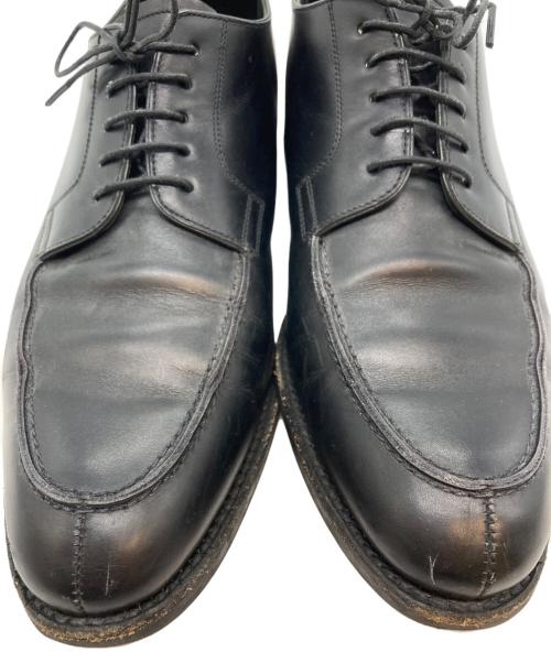 JOHNSTON&MURPHY（ジョンストン＆マーフィー）JOHNSTON&MURPHY (ジョンストン＆マーフィー) Uチップシューズ ブラック サイズ:8.5の古着・服飾アイテム