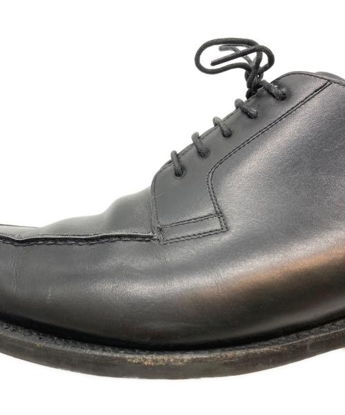 JOHNSTON&MURPHY（ジョンストン＆マーフィー）JOHNSTON&MURPHY (ジョンストン＆マーフィー) Uチップシューズ ブラック サイズ:8.5の古着・服飾アイテム