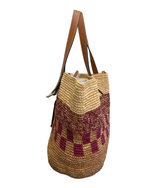 J.W.ANDERSON（ジェイダブリューアンダーソン）J.W.ANDERSON (ジェイダブリューアンダーソン) バスケットベルトトート ブラウン サイズ:-の古着・服飾アイテム