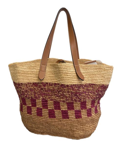 J.W.ANDERSON（ジェイダブリューアンダーソン）J.W.ANDERSON (ジェイダブリューアンダーソン) バスケットベルトトート ブラウン サイズ:-の古着・服飾アイテム