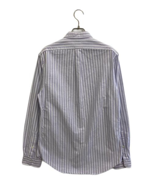 RALPH LAUREN（ラルフローレン）RALPH LAUREN (ラルフローレン) ストライプシャツ ホワイト×パープル サイズ:SIZE Mの古着・服飾アイテム