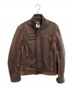 DOLCE & GABBANAドルチェ＆ガッバーナ）の古着「レザージャケット」｜ブラウン