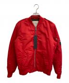 REPLAYリプレイ）の古着「フライトジャケット」｜レッド