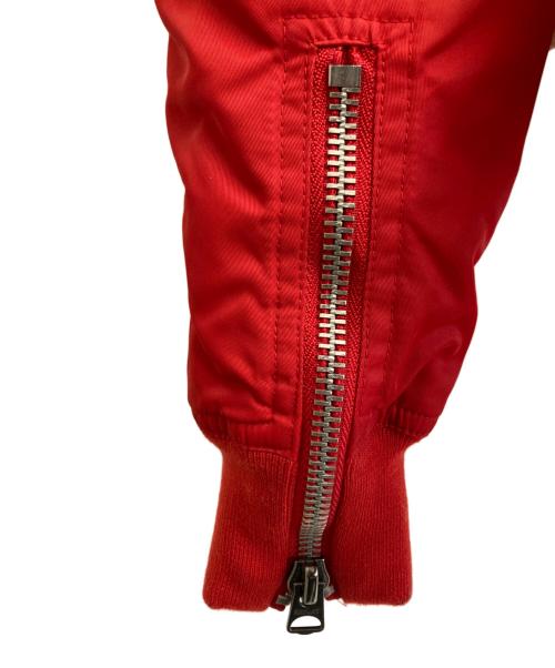 REPLAY（リプレイ）REPLAY (リプレイ) フライトジャケット レッド サイズ:M 未使用品の古着・服飾アイテム