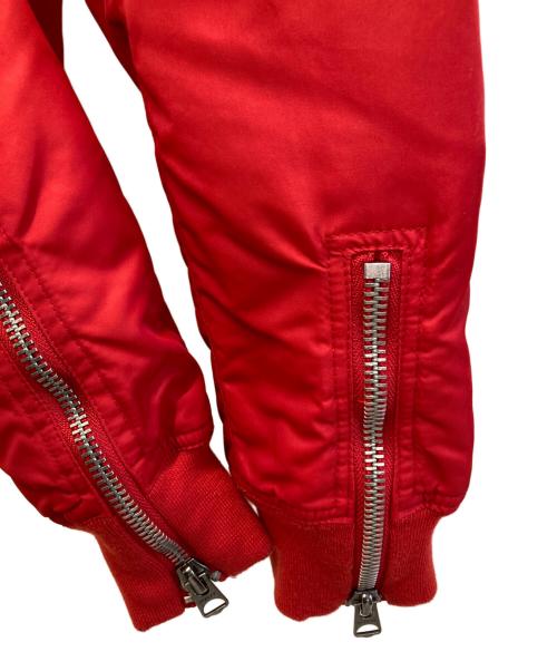REPLAY（リプレイ）REPLAY (リプレイ) フライトジャケット レッド サイズ:M 未使用品の古着・服飾アイテム