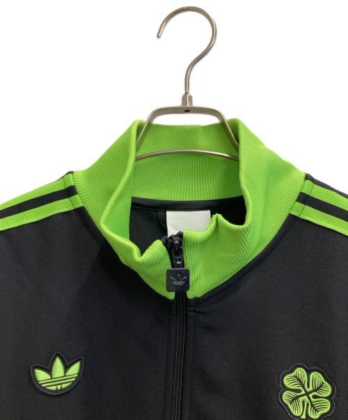 adidas（アディダス）adidas (アディダス) Celtic FC Terrace Icons Track Top ブラック×グリーン サイズ:Lの古着・服飾アイテム