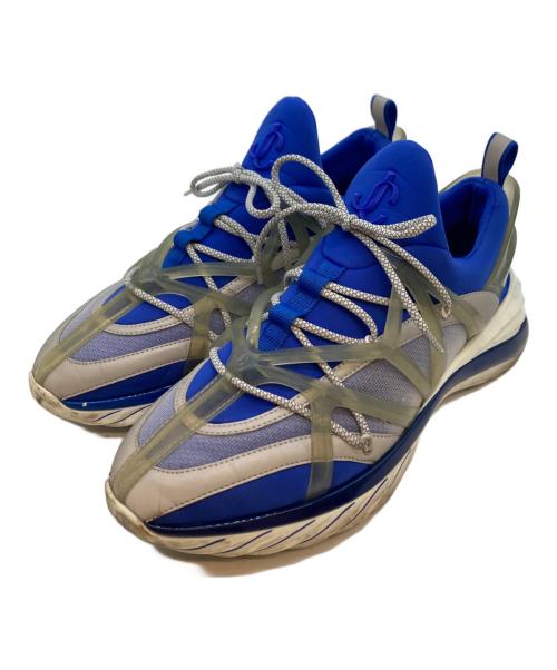 JIMMY CHOO（ジミーチュウ）JIMMY CHOO (ジミーチュウ) cosmos/M グレー×ブルー サイズ:41の古着・服飾アイテム