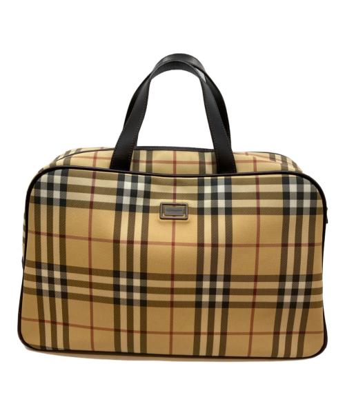 BURBERRY（バーバリー）BURBERRY (バーバリー) ボストンバッグ ベージュ サイズ:-の古着・服飾アイテム