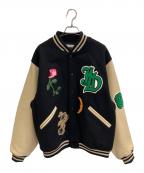 jieda×skookumジエダ×スクーカム）の古着「スタジャン」｜ブラック