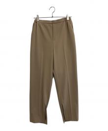 Con te（コンテ）の古着「スリットテーパードパンツ」｜ブラウン