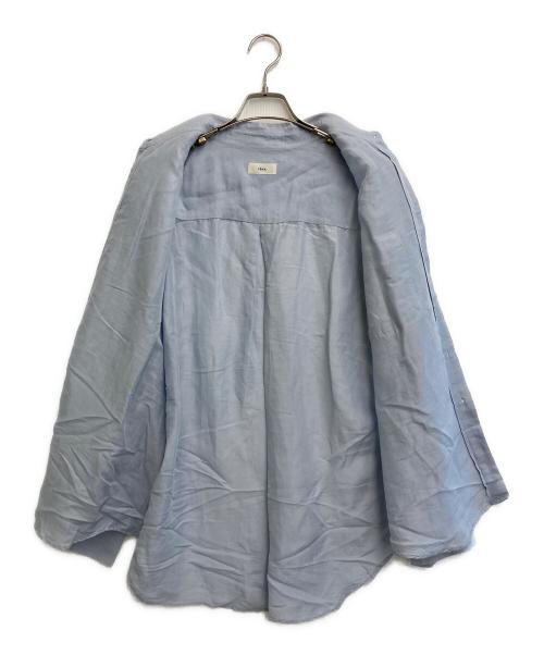 IENA（イエナ）IENA (イエナ) ラミーリヨセルロングシャツ ブルー サイズ:38の古着・服飾アイテム