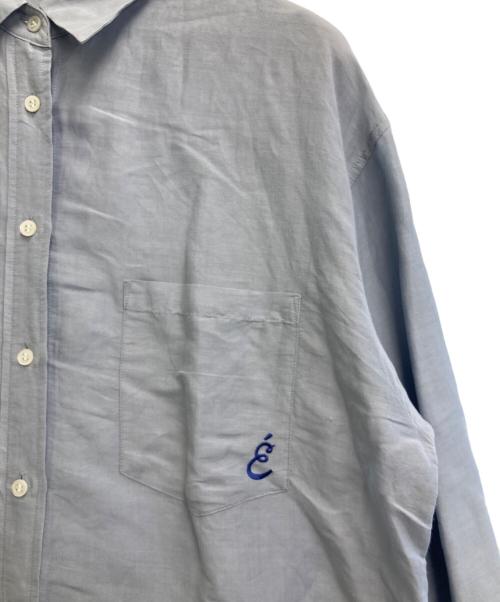 IENA（イエナ）IENA (イエナ) ラミーリヨセルロングシャツ ブルー サイズ:38の古着・服飾アイテム