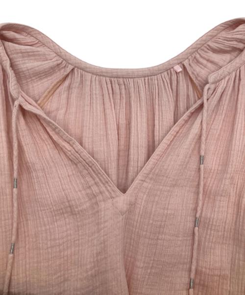 sara mallika（サラマリカ）sara mallika (サラマリカ) Cotton Gauze Long Dress ピンク サイズ:Mの古着・服飾アイテム