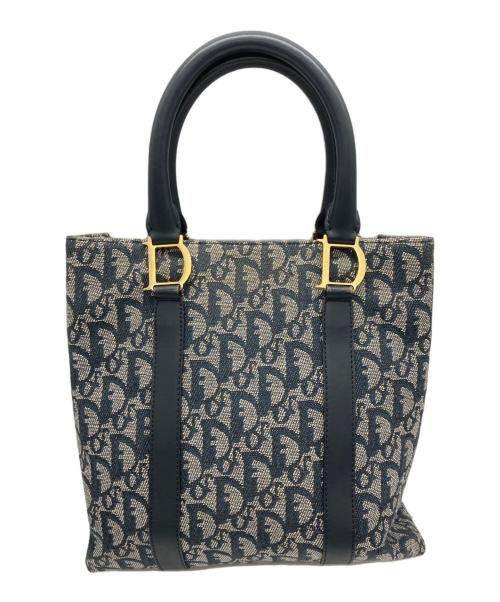 Christian Dior（クリスチャン ディオール）Christian Dior (クリスチャン ディオール) ハンドバッグ ネイビーの古着・服飾アイテム